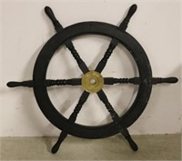 Ship wheel black
