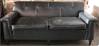 New Charcoal leather sofa by Leather Italia