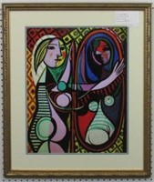 Girl in Mirror giclee by Pablo Picasso