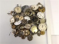 Bag of pocket watch/stop watch parts