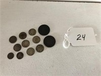 Assorted Vintage U.S. Coins to Include 1828