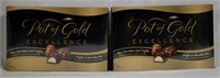 2 Boxes Sealed Pot Of Gold Truffles Chocolates