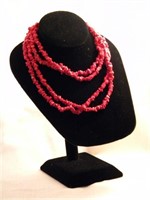 Coral Strand Necklaces
