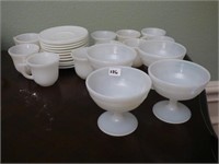 Lot of 25 Opalescent Dishes