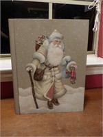 Hand Painted Victorian Santa Book by Kay Reeves