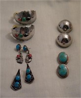 Sterling Silver & Turquoise Earrings