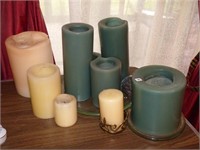 Lot of Large Candles