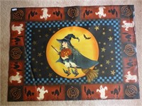 Hand Painted Halloween Canvas by Kay Reeves