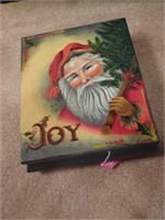 Hand Painted Santa Box by Kay Reeves