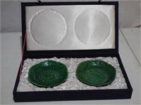 Box Set of 2 Antique Chinese Plates