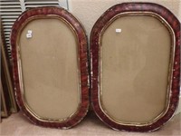 Pair of Antique Oblong Bubble Frames