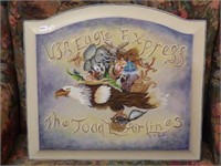 Hand Painted USA Eagle Express