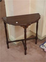 Small Half Round Side Table