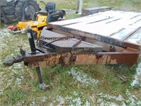 HOMEMADE SKID STEER TRAILER WITH TITLE