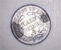 1856 O Seated Half Dime