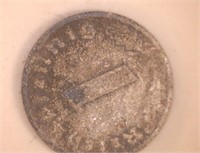 1943 Reichspfennig World War II German Coin