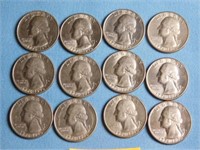 1776-1976 Bi-Centennial Quarters (12)