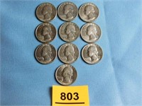 1776-1976 Bi-Centennial Quarters (10)