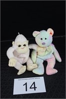 Collectible Stuffed Bear & Monkey