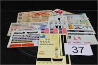 Decals for Models - Card lots