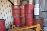 6 55 gal. barrels, wash tub, #2, minnow bucket