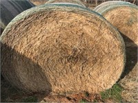 4/14 330 Round Bales Crabgrass & Wheat Hay