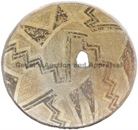 Alternating Halved Geometric Mimbres Bowl