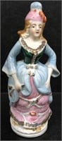 8" VICTORIAN PORCELAIN LADY FIGURINE (MADE IN OCC