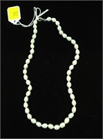 Sterling silver 16" freshwater pearl necklace