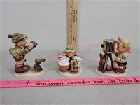 3 hummel figurines, playmates