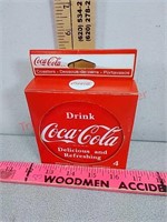 Coca-cola coke stoneware coasters