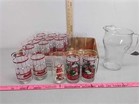 Coca-cola coke glassware cups