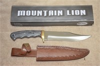 NEW MOUNTIAN LION BOWIE HUNTING KNIFE !C-1