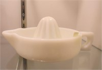 Sunkist Milk Glass Juicer