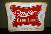 Miller High LIfe Tin Tacker Sign