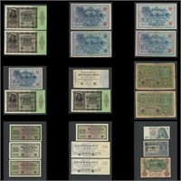 Germany 1908-22 Banknote Collection