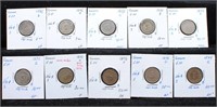Germany 1874-76 5 Pfenning KM#3 Coin Collection
