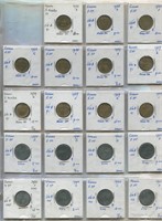 Germany 1938-41 5 Pfenning Coin Collection