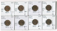 Great Britain 1849-56 Farthing Coin Collection
