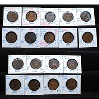 Great Britain 1867-84 1/2 Penny Collection