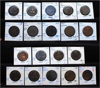 Great Britain 18th Century Copper Coin Collection