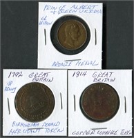Great Britain Early Tokens & Medal