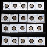 Holland 1849-1941 Silver 10 Cents Coin Collection