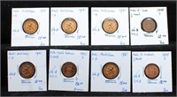 Netherlands 1961 KM#1, #314.2 8 Coin Collection