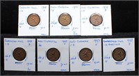 Netherlands Curacao 1 Cent Coin Collection