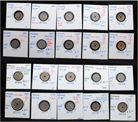 Norway 1948-85 10 Ore 25 Ore 50 Ore Coin Collectio