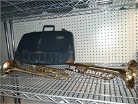 2 TRUMPETS FIRST ACT & CONN W/CASE