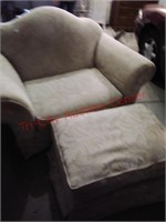 Oversized chair/ ottoman