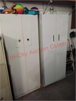 2 metal storage cabinets (does NOT include