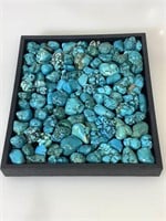 Full tray of dyed howlite
